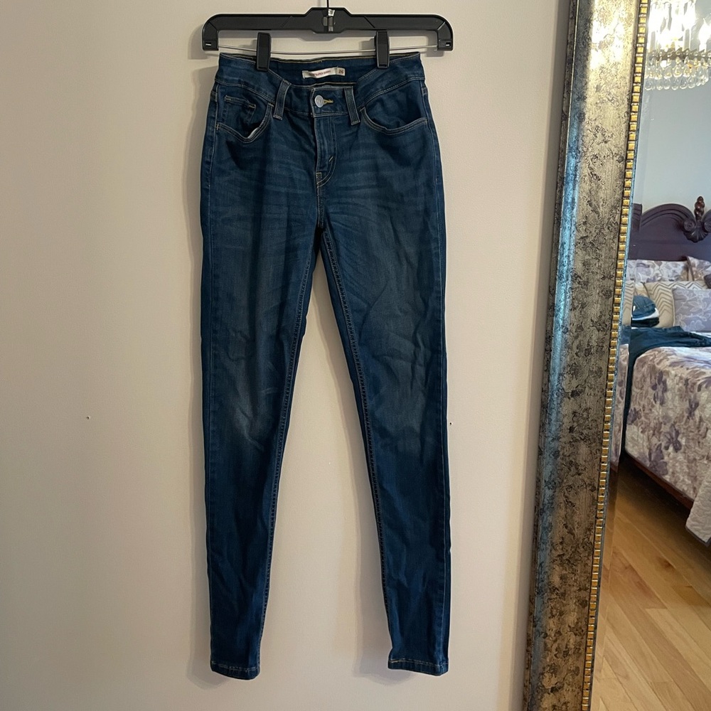 Levi's Dark Blue Skinny Jeans for Women